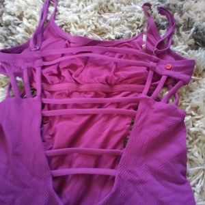 Purple bikini or bodysuit